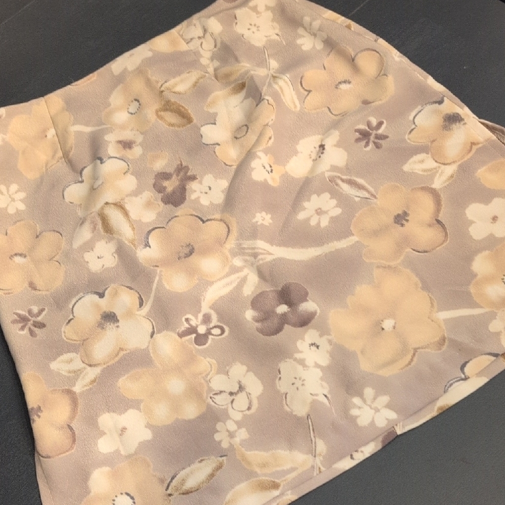 Vintage Tracy Evans Shimmering Beige Skirt